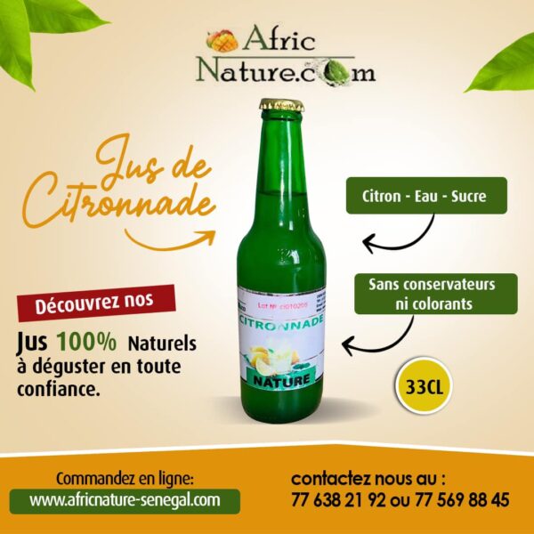 Citronnade Naturelle – 33 cl