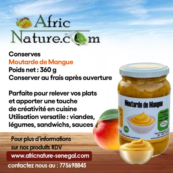 Moutarde de Mangue – 360 g