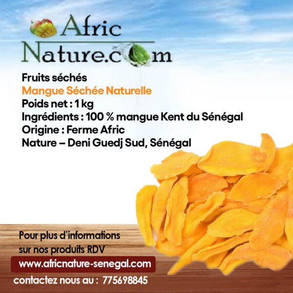 Mangue Séchée Naturelle – 1 kg
