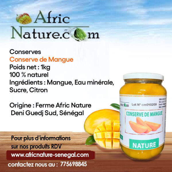 Conserve de Mangue – 1 kg